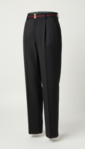 Elegant Noir Tailored Trousers